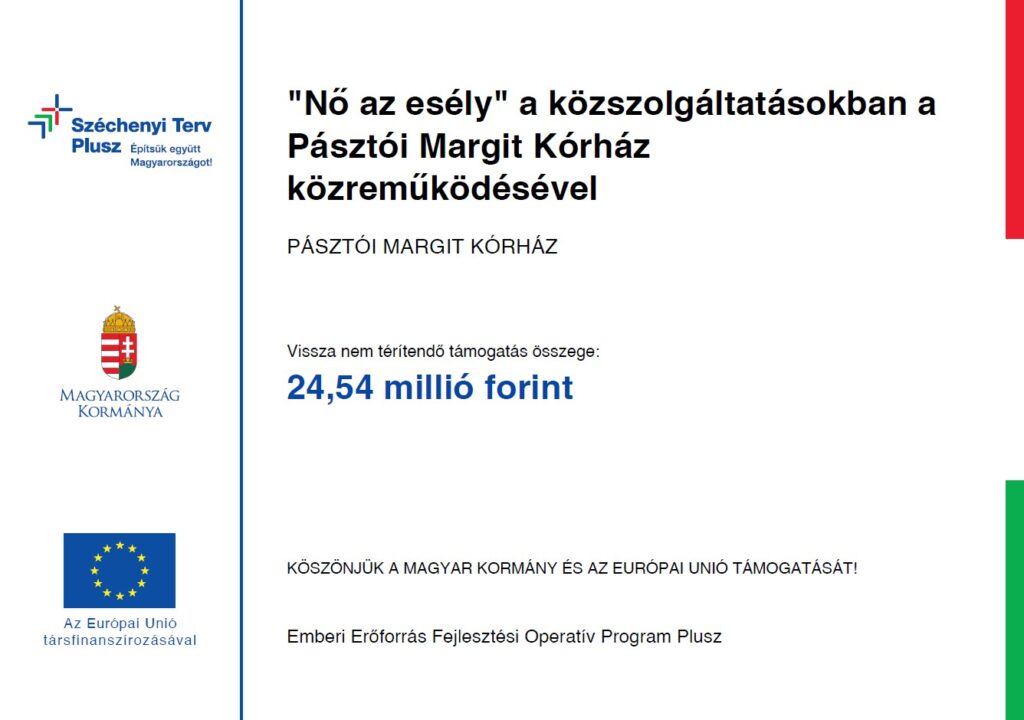 A Nő az esély projekt hivatalos Széchenyi Terv Plusz infóblokkja
